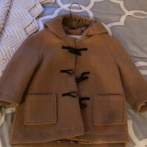 Toddler Burberry toggle coat